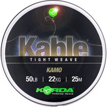 Korda Olověná Šňůra Kable Tight Weave 7 m - Kamo