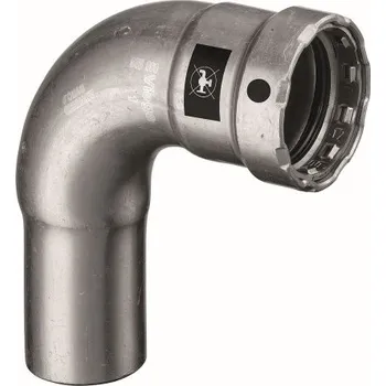 Stavebniny Viega MEGAPRESS 4216.1 oblouk 90°, 1 1/2", lisovací, topení, uhlíková ocel