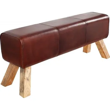 Křeslo Lavice BOCK 120 CM pravá kůže