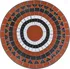 Zahradní sestava Bistro set 3dílný mozaikový keramický kruh