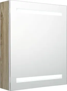 Koupelnový nábytek LED koupelnová skřínka se zrcadlem 50 x 14 x 60 cm