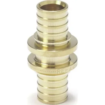 rozdělovač topení Rehau spojka 32x2,9mm, SDR 11, lisovací, topení, mosaz