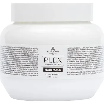 Vlasová regenerace Kallos Plex Bond Builder maska na vlasy 275 ml