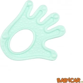 CANPOL BABIES elastické kousátko Ruka/Zelená