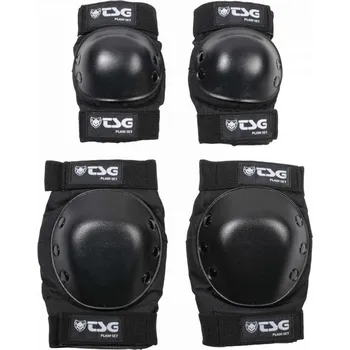 TSG chrániče - protection skate plain-set black (102) velikost: L