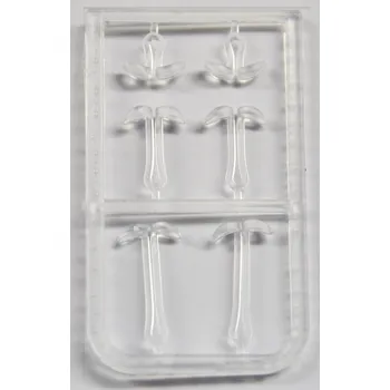 Prodlužující zarážky na boilies V (čiré - 2x6ks)