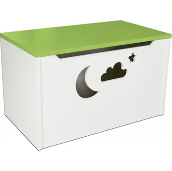 Úložný box Box na hračky mrak zelená