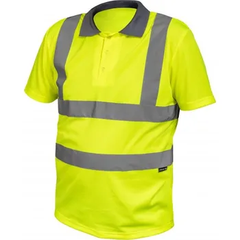 Pánská košile FELIX výstražná polokošile žlutá 3XL (58)