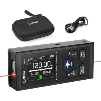 Měřící laser CIGMAN CD-60 Bilaterální Laserový Měřič Vzdálenosti