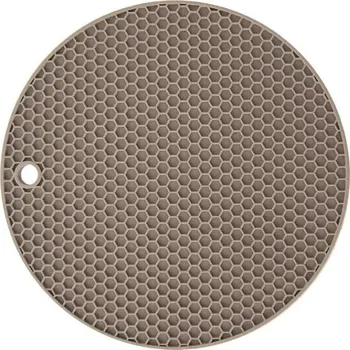 Orion Podložka pod hrnec silikon pr. 17,8 cm káv. hnědá