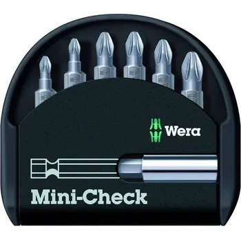 Bit Wera 056296 6-dílná sada křížových bitů Mini-Check PZ s držákem 893/4/1 K