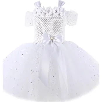 Karnevalový kostým Andělský kostým s křídly a tutu sukní - Pouze šaty,2 roky