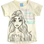 Dívčí tričko DISNEY FROZEN MAGIC žluté Velikost: 110