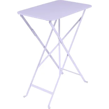 Zahradní stůl Fialový kovový skládací stůl Fermob Bistro 37 x 57 cm