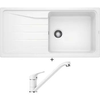 Granitový dřez Granitový dřez SET Blanco SONA XL 6 S bílá 519692 + Blanco DARAS bílá 517724