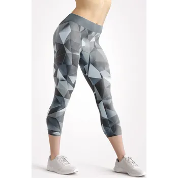 Dámské legíny UTOPY 3/4 Dámské sportovní legíny Silver Soul Velikost: XL