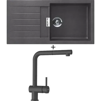 Granitový dřez Granitový dřez SET Schock SIGNUS D-100L Stone + Schock EPOS 540127 Stone