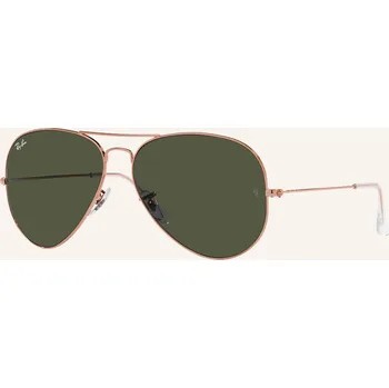 Ray-Ban Sluneční Brýle rb3025 Aviator, 920231 - zlatá/ zelená