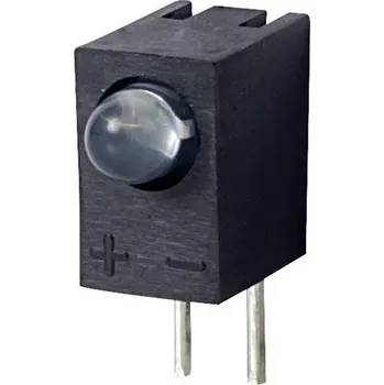 Polovodič Kingbright LED s vývody modrá čtvercový 3 mm 50 mcd 60 ° 30 mA 3.8 V