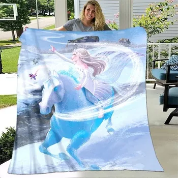 Dětská deka Dětská deka s motivy Ledového království - 29,100x150cm