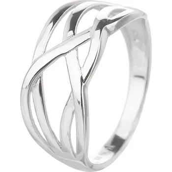 Souprava šperků Bealio BEALIO Stříbrný prsten PLETENÝ Velikost prstenu: 54 03-04704-2049