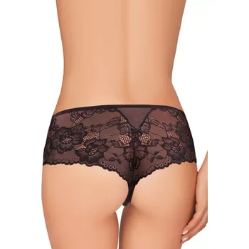 Kalhotky Dámské francouzské kalhotky No.092 EWANA Barva/Velikost: černá / XS/S