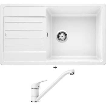 Granitový dřez Granitový dřez SET BLANCO LEGRA XL 6 S bílá 523328 + Blanco DARAS bílá 517724