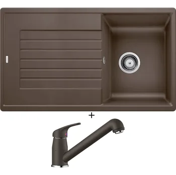 Granitový dřez Granitový dřez SET Blanco ZIA 45 SL kávová 516745 + Blanco DARAS-S kávová 517740