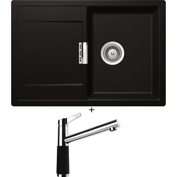 Granitový dřez Granitový dřez SET Schock MONO D-100S Night + Schock SC-510 554000 Night