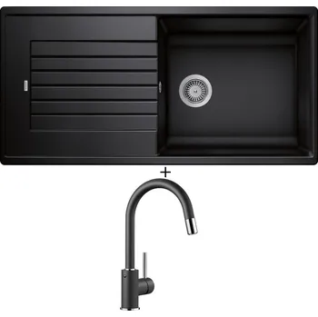 Granitový dřez Granitový dřez SET Blanco ZIA XL 6 S antracit 517568 + Blanco MIDA-S antracit 521455