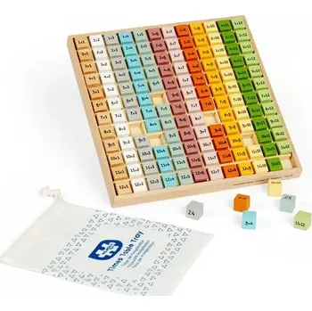 Dřevěná hračka Bigjigs Toys Vzdělávací tabulka - násobilka
