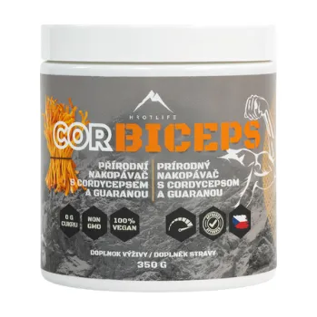 Hrotlife Corbiceps přírodní nakopávač s Cordycepsem Hrotlife, 350g