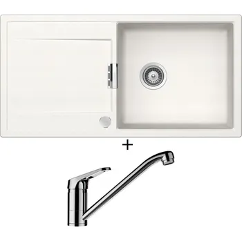 Granitový dřez Granitový dřez SET Schock MONO D-100L Polaris + Schock COSMO 525001 chrom