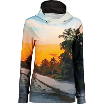 Dámské oblečení Dámská funkční mikina premium ALTISPORT VOJ/ALW030MI01 MODRÁ S