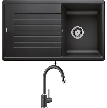 Granitový dřez Granitový dřez SET Blanco ZIA 45 SL antracit 516748 + Blanco MIDA-S antracit 521455