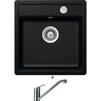 Granitový dřez Granitový dřez SET Schock MONO N-100S Magma + Schock EVINAS 577000 nerez