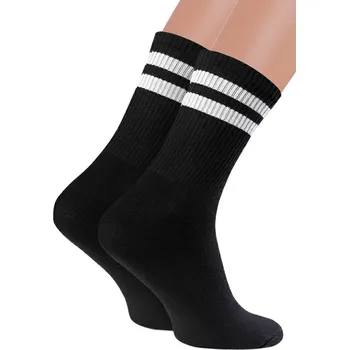 Pánské ponožky Pánské klasické ponožky 057/338 Steven Barva/Velikost: černá / 41/43