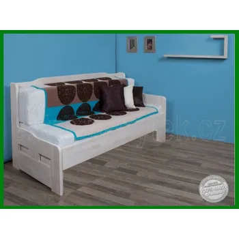 Postel Postel Paris Šířka: 90x200, Moření: Světle šedá, Provedení: Pravá strana