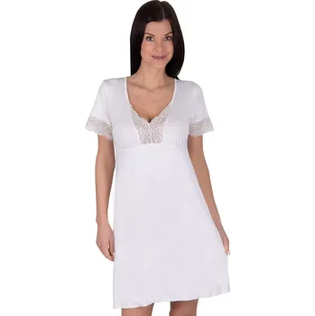 Dámská noční košile Dámská noční košile Alena šampaň Babella Barva/Velikost: šampaň / XXL