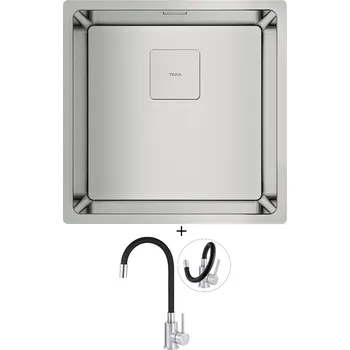 Nerezový dřez Nerezový dřez SET Teka FLEXLINEA RS15 40.40 X nerez + Deante NEO LUNO BOC B720 nerez