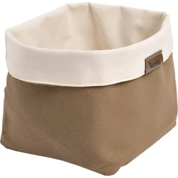 chlebník Verlo Taška na pečivo bavlna 12,5 × 12,5 cm, béžová