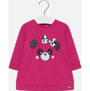 Kojenecké šaty Šaty MAYORAL růžové MALINA - 12 měsíců