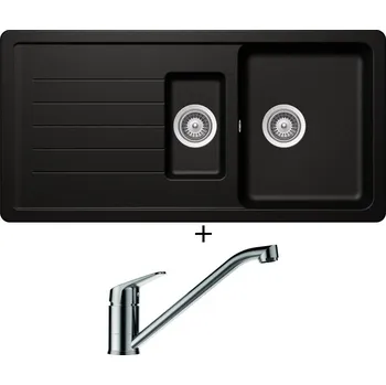 Granitový dřez Granitový dřez SET Schock TOLEDO D-150 Magma + Schock EVINAS 577000 nerez