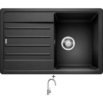 Kuchyňský dřez Granitový dřez SET Blanco LEGRA 45 S antracit 522201 + Blanco MIDA-S chrom 521454