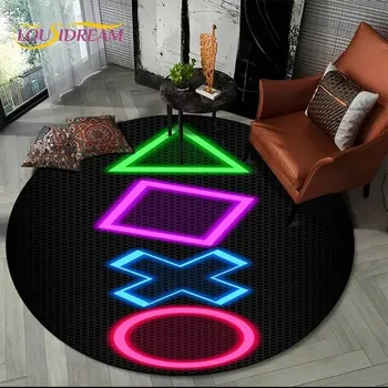 Koberec Kulatý koberec s herním motivem - 19,150cm