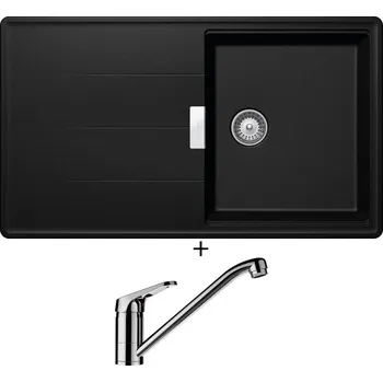 Granitový dřez Granitový dřez SET Schock TIA D-100 Magma + Schock COSMO 525001 chrom