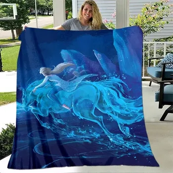 Dětská deka Dětská deka s motivy Ledového království - 12,180x230cm