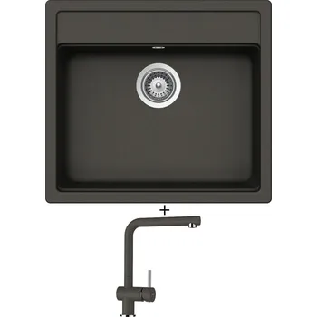 Granitový dřez Granitový dřez SET Schock NEMO N-100 Asphalt + Schock EPOS 540000 Asphalt