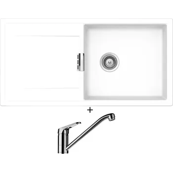 Granitový dřez Granitový dřez SET Schock MONO D-100L Day + Schock COSMO 525001 chrom