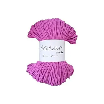 Příze Bavlněná šnůra MILA&nbsp;3&nbsp;mm - orchidea
